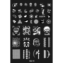 Matrita Stampila unghii #QQ10